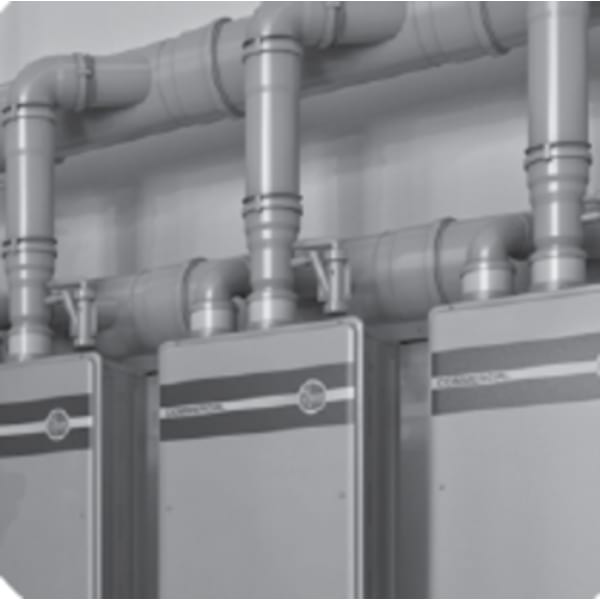 8" Common Air Intake Header Kit for 5 Units