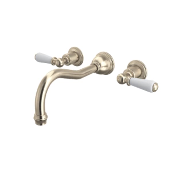 Edwardian™ Wall Mount Tub Filler in Satin Nickel