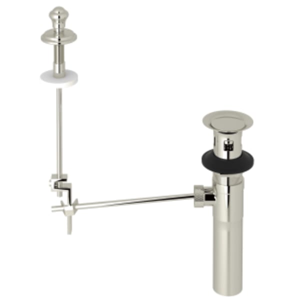 Remote Pop-Up Set With Overflow in Polished Nickel