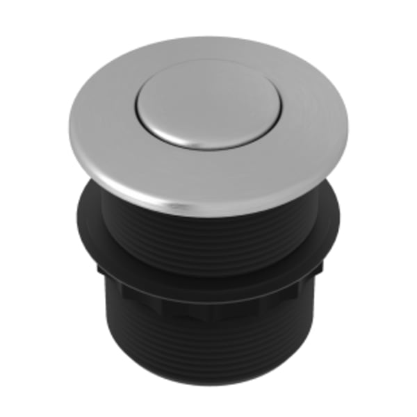 Waste Disposal Air Switch Button in Stainless Steel