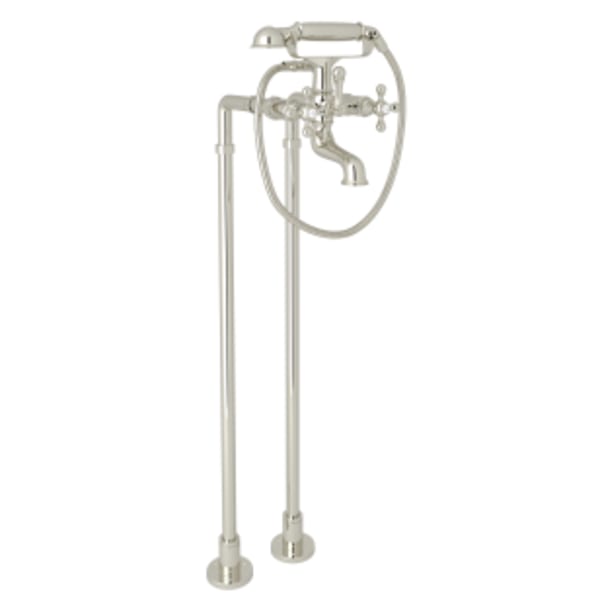 Arcana™ Floor Mount Tub Filler in Polished Nickel