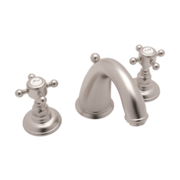 Viaggio® Widespread Lavatory Faucet in Satin Nickel
