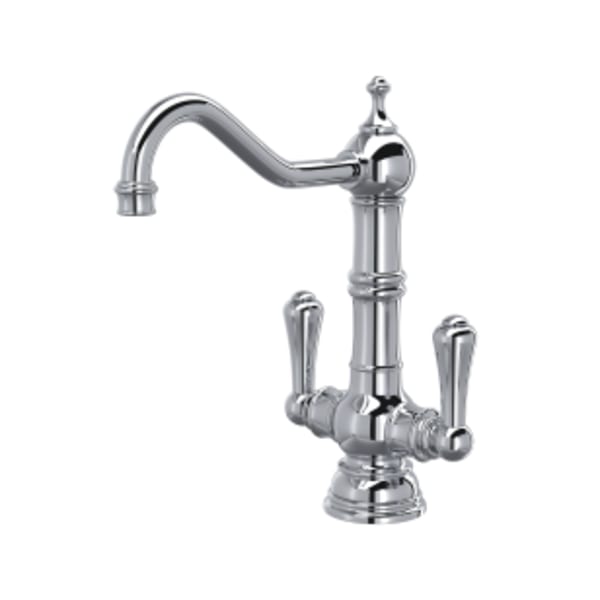 Edwardian™ Two Handle Bar/Food Prep Kitchen Faucet in Polished Chrome