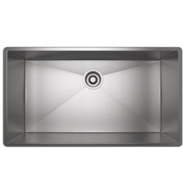 Forze™ 30" Single Bowl Stainless Steel Kitchen Sink in Brushed Stainless Steel