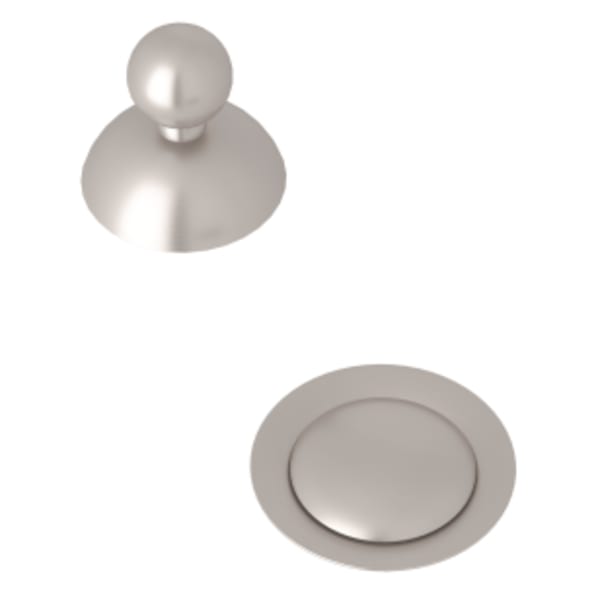 Remote Pop-Up Set With Overflow in Satin Nickel