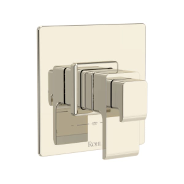 1/2" Therm & Pressure Balance Trim With 2 Functions in Polished Nickel