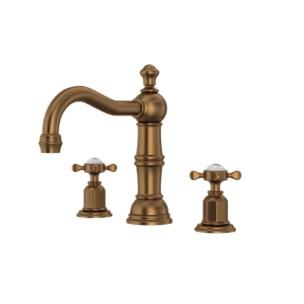 Edwardian™ Widespread Lavatory Faucet With Column Spout in English Bronze