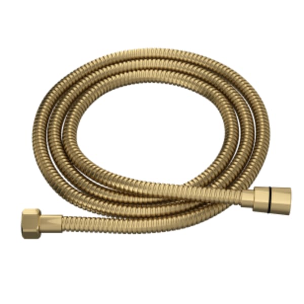59" Metal Shower Hose in Antique Gold