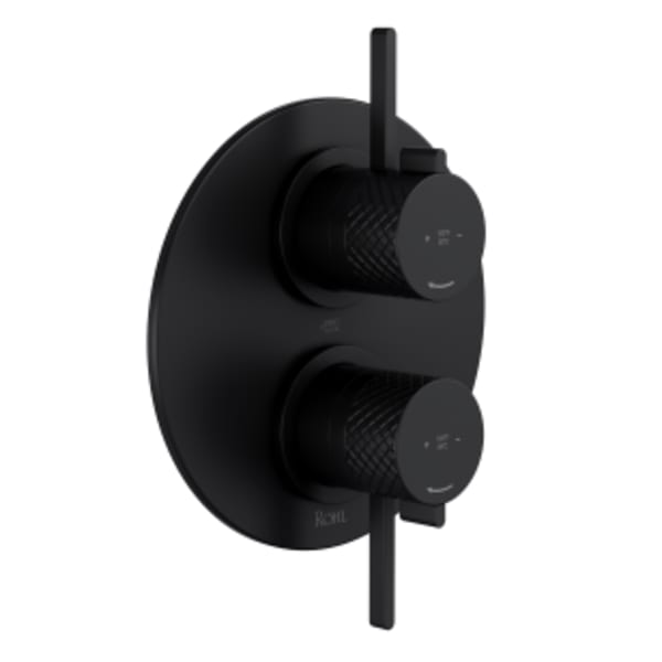Tenerife™ 3/4" Therm & Pressure Balance Multi-Function System in Matte Black