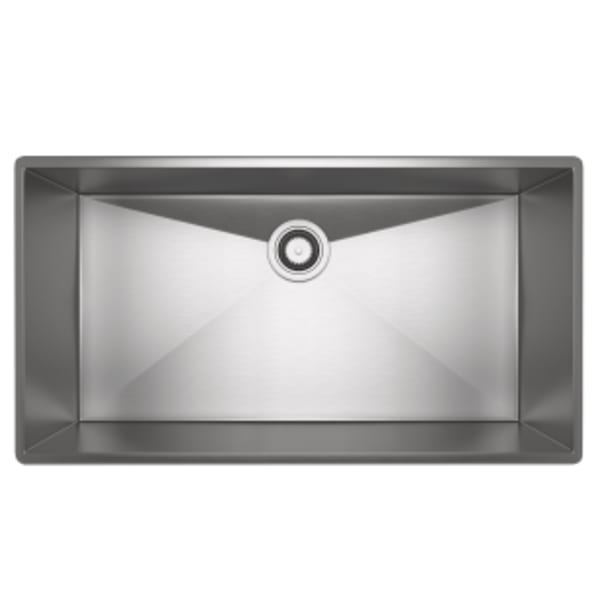 Forze™ 33" Single Bowl Stainless Steel Kitchen Sink in Brushed Stainless Steel