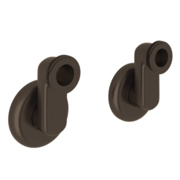 Wall Unions in Tuscan Brass