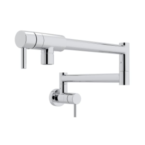 Modern Pot Filler in Polished Chrome
