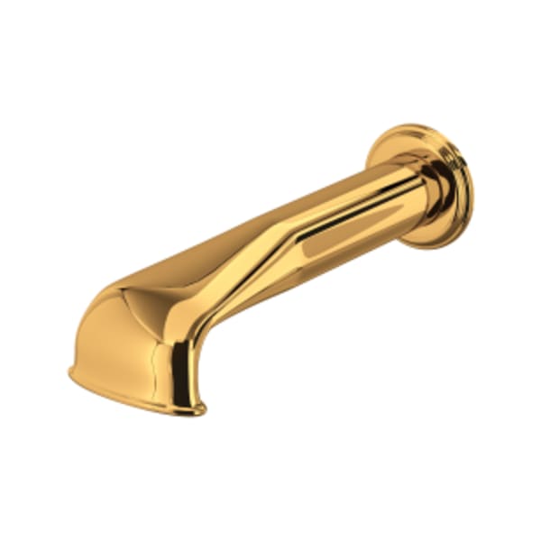 Edwardian™ Wall Mount Tub Spout With U-Spout in English Gold