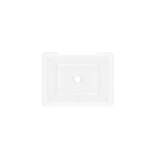 Eirene™ 20" x 15" Undermount Rectangular Lavatory Sink in White