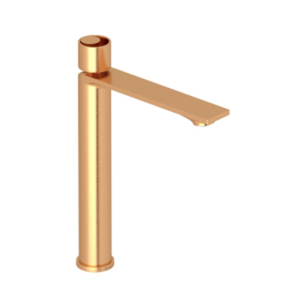 Eclissi™ Single Handle Tall Lavatory Faucet in Satin Gold