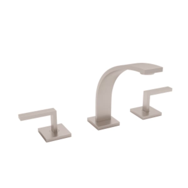 Wave™ Widespread Lavatory Faucet in Satin Nickel