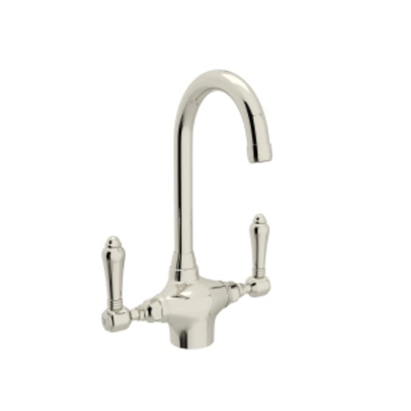 San Julio® Two Handle Bar/Food Prep Kitchen Faucet in Polished Nickel