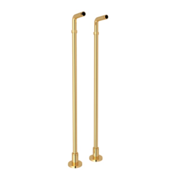 Floor Pillar Unions in Italian Brass