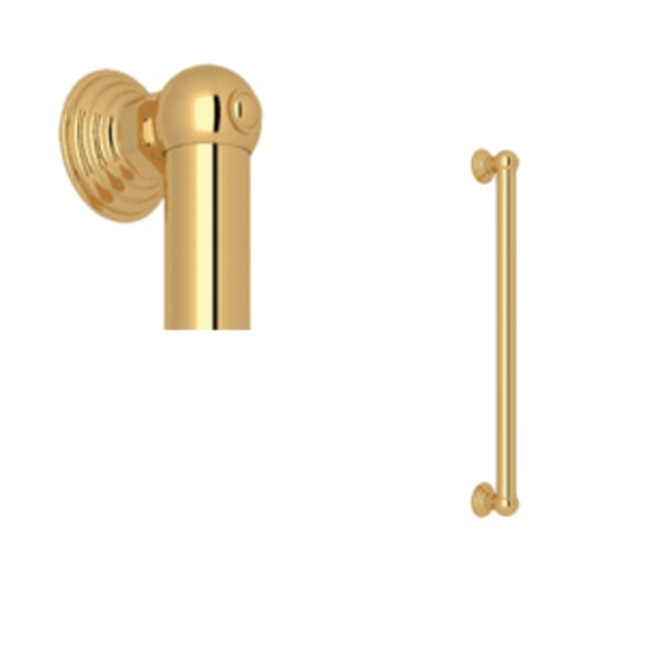 18" Grab Bar in Italian Brass