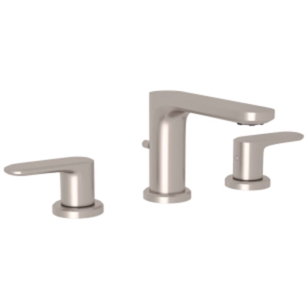 Meda™ Widespread Lavatory Faucet in Satin Nickel