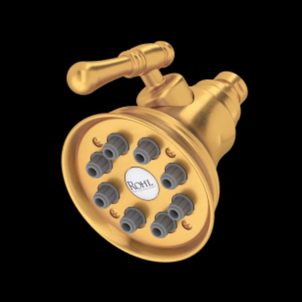 4" Multi-Function Showerhead in Satin Gold