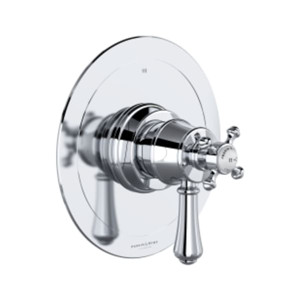 Georgian Era™ 1/2" Therm & Pressure Balance Trim With 3 Functions in Polished Chrome