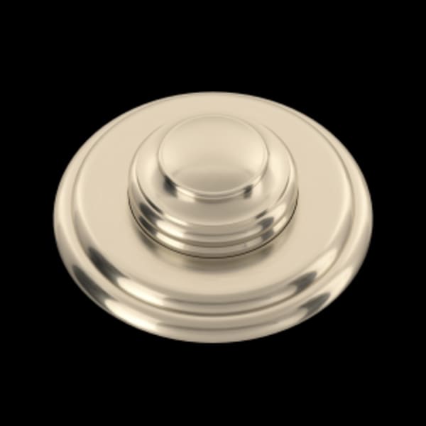 Waste Disposal Air Switch Button in Satin Nickel