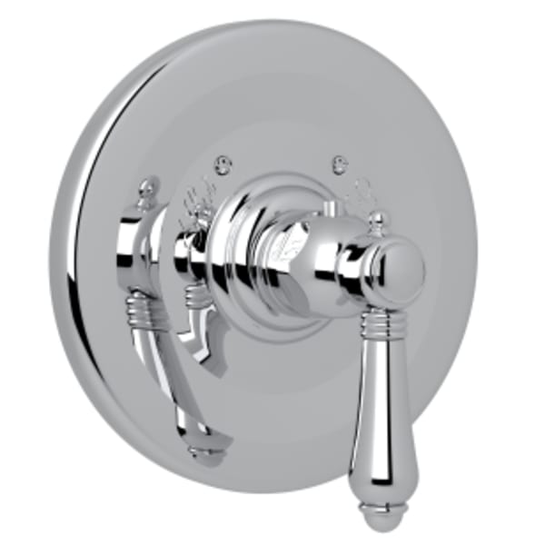 3/4" Thermostatic Trim Without Volume Control in Polished Chrome