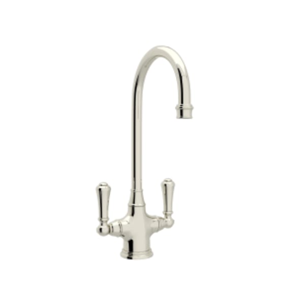 Georgian Era™ Two Handle Bar/Food Prep Kitchen Faucet in Polished Nickel