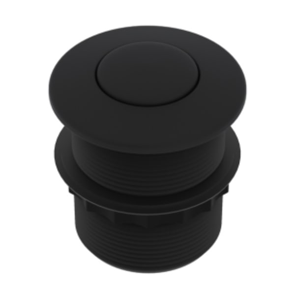 Waste Disposal Air Switch Button in Matte Black