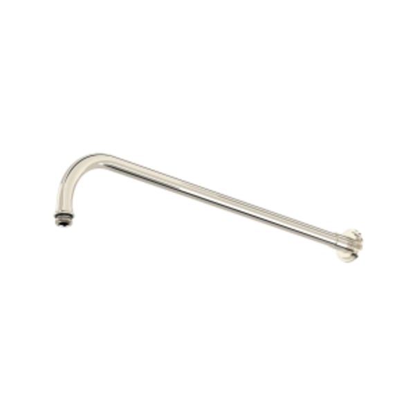 20" Reach Wall Mount Shower Arm in Polished Nickel