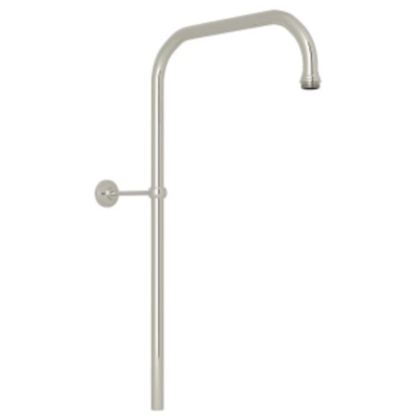 31" X 15" Rigid Riser Shower Outlet in Polished Nickel