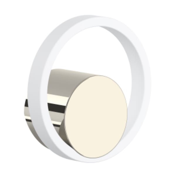 Eclissi™ Kitchen Faucet Handle in Polished Nickel/Matte White