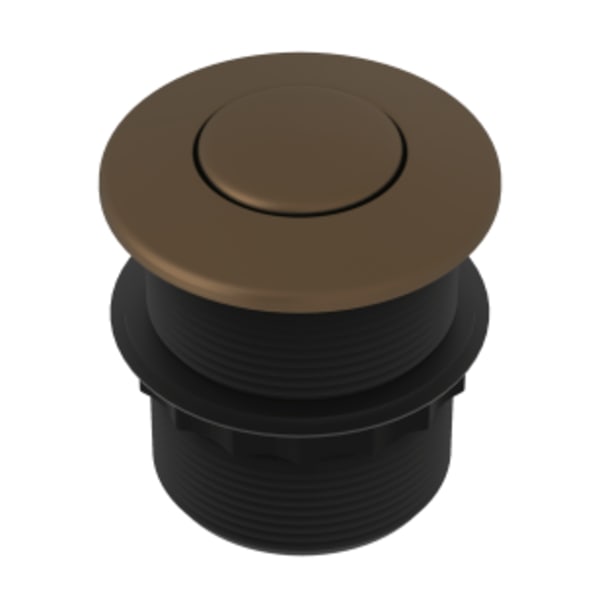Waste Disposal Air Switch Button in English Bronze