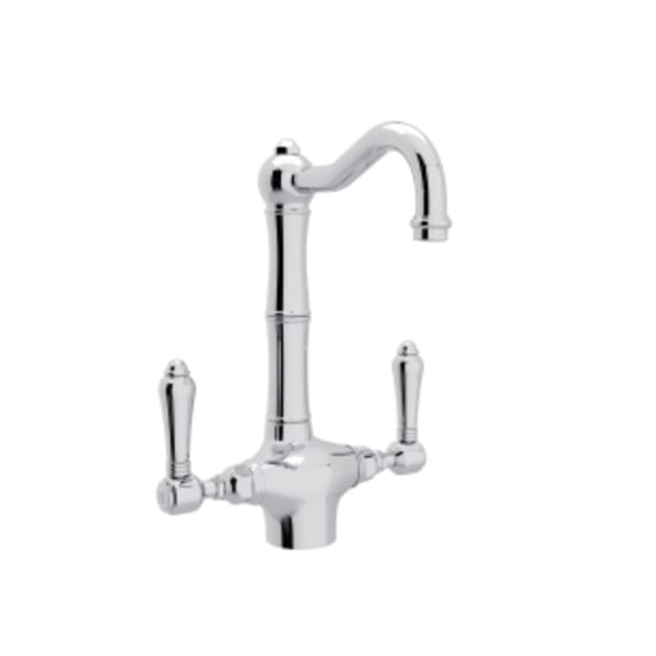 Acqui® Two Handle Bar/Food Prep Kitchen Faucet in Polished Chrome