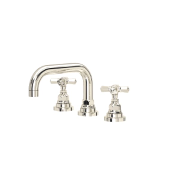 San Giovanni™ Widespread Lavatory Faucet With U-Spout in Polished Nickel