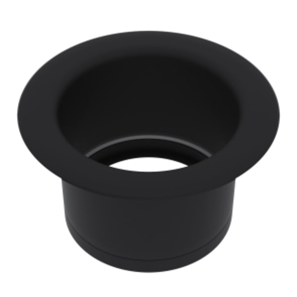 Extended Disposal Flange in Matte Black