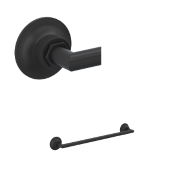 Graceline® 18" Towel Bar in Matte Black