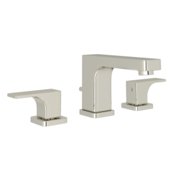 Quartile™ Widespread Lavatory Faucet in Polished Nickel