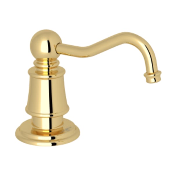 Soap Dispenser in Unlacquered Brass
