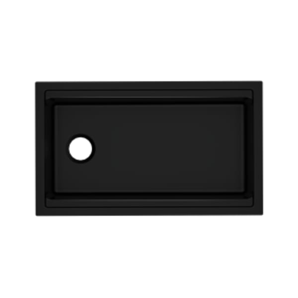 Allia™ 33" Fireclay Undermount Chef/Workstation Sink in Satin Black