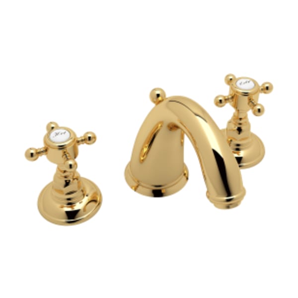 Viaggio® Widespread Lavatory Faucet in Italian Brass