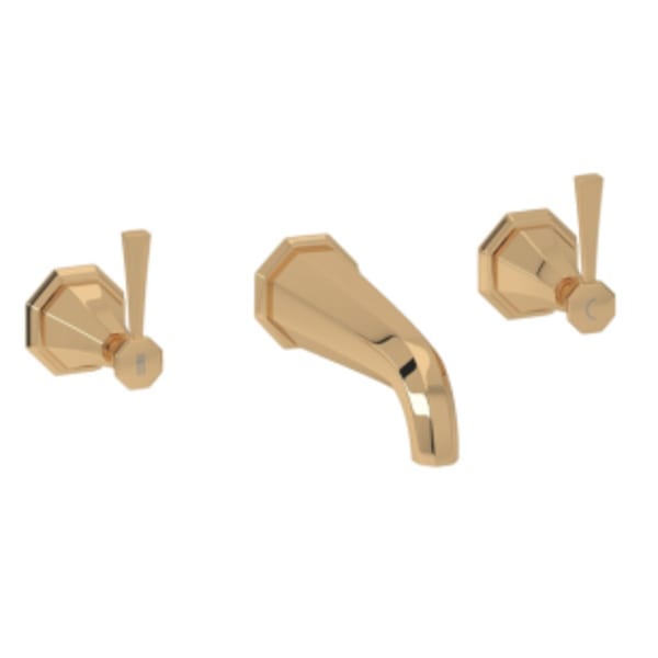 Deco™ Wall Mount Tub Filler in English Gold