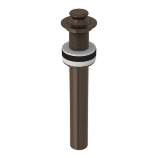 Lift And Turn Drain Without Overflow in Tuscan Brass