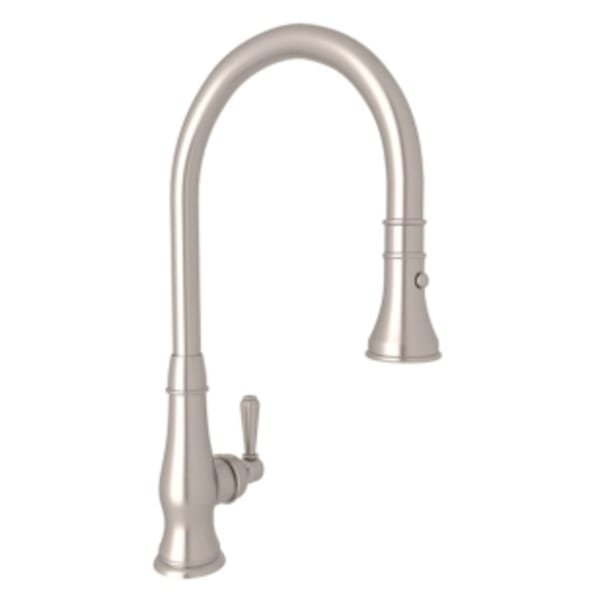 Patrizia™ Pull-Down Bar/Food Prep Kitchen Faucet in Satin Nickel