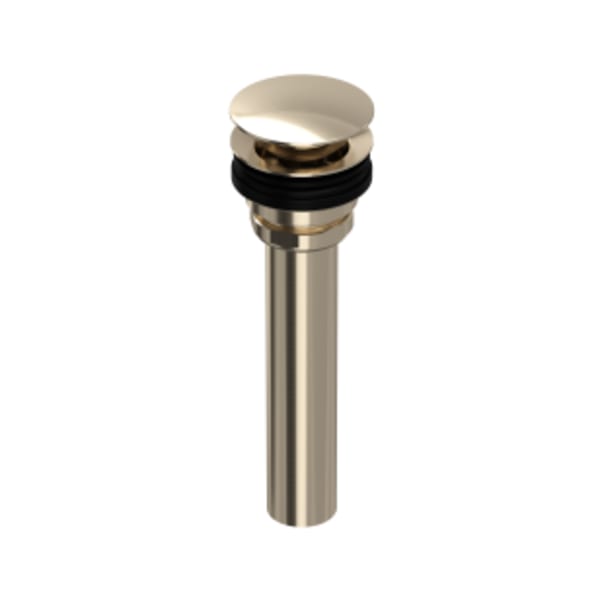 Universal Push Drain in Satin Nickel