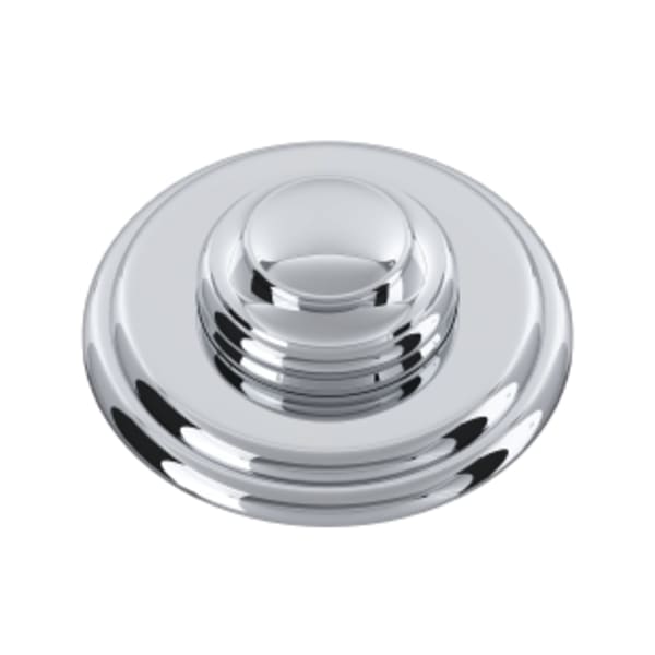 Waste Disposal Air Switch Button in Polished Chrome