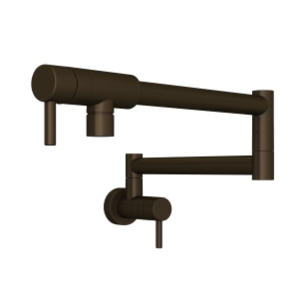 Modern Pot Filler in Tuscan Brass