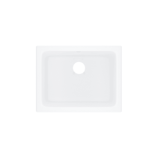 Allia™ 24" Fireclay Single Bowl Undermount Kitchen Or Laundry Sink in White
