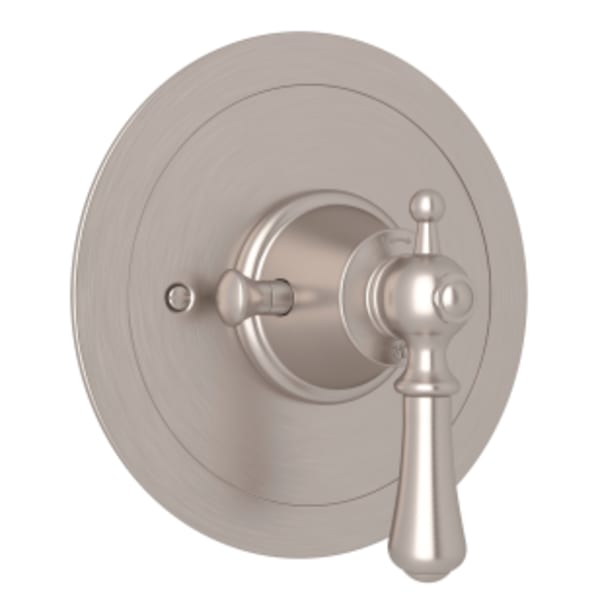 Georgian Era™ 3/4" Round Thermostatic Trim Without Volume Control in Satin Nickel